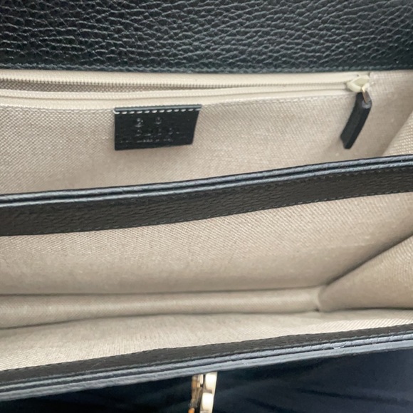 Gucci interlocking black w/ gold hardware double GG - Picture 8 of 15